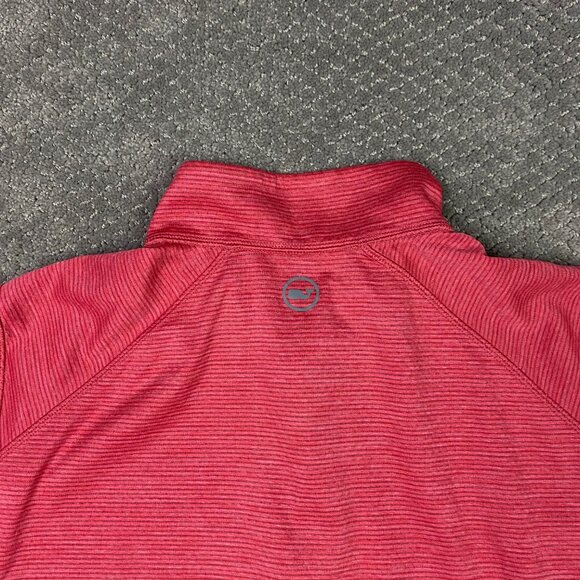 Vineyard Vines 1/4 Zip Pullover Men's XL Red Pink Sankaty Performance Golf - Picture 7 of 13